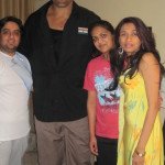 Sanjana Jon with Khali in Mumbai