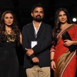 Rani and Vidya flank Sabya