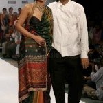 Puneet Nanda with Mandira Bedi post a Satya Paul Show