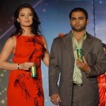 Sachin Joshi with his girlfriend Urvashi Sharma