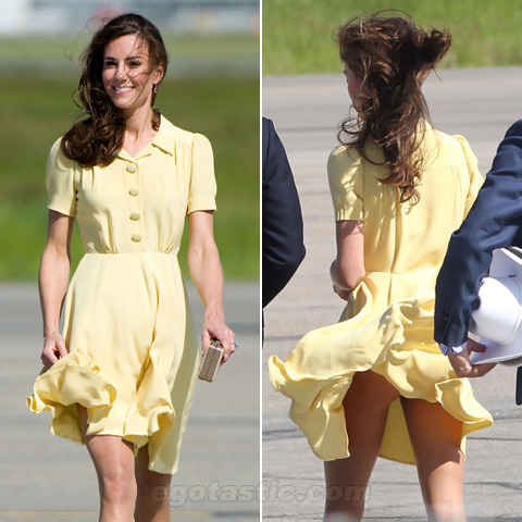 Kate Middletons Upskirt Moment Fashion Scandal