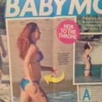 Kate Middleton In Bikini Showing Baby Bump
