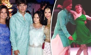 Exclusive - Ashton Kutchr & Mila Kunis Attend an Indian Wedding in Italy