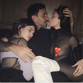 tisci with kendall jenner_bella herded